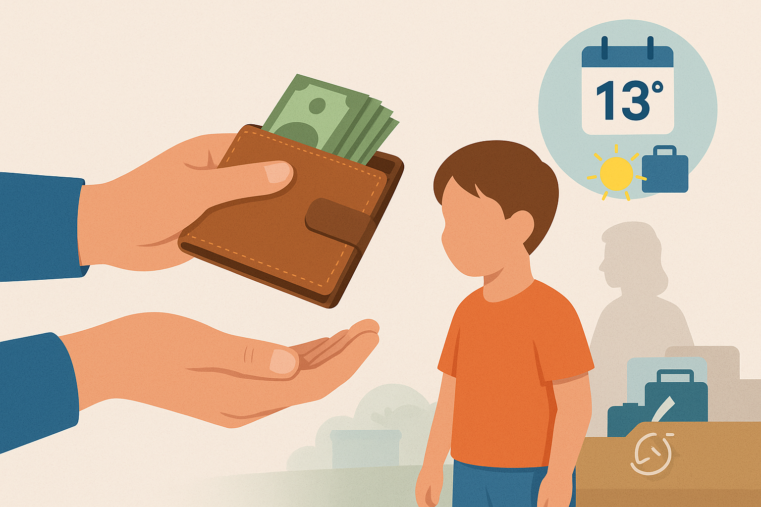 Você Sabia? Seu Filho Tem Direito ao 13º e ao Valor de Férias na Pensão Alimentícia!